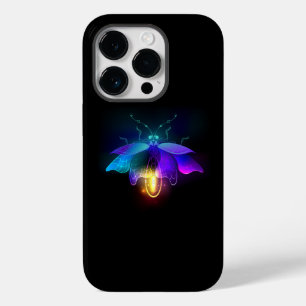 Neon Firefly on black Case-Mate iPhone 14 Pro Case
