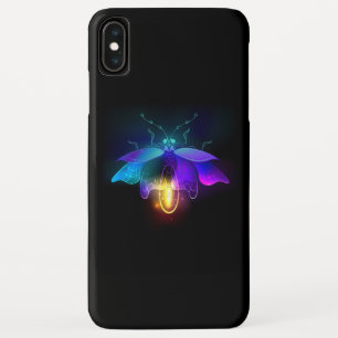 Neon Firefly on black Case-Mate iPhone Case
