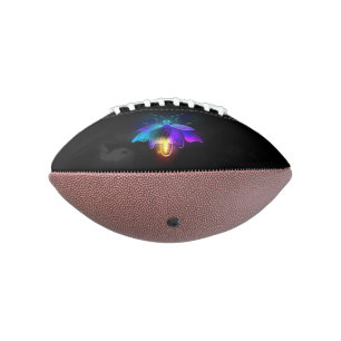 Neon Firefly on black Football