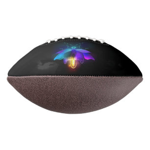 Neon Firefly on black Football
