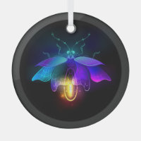 Neon Firefly on black