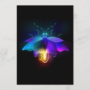 Neon Firefly on black Programme