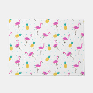 Neon Flamingos 2 Doormat