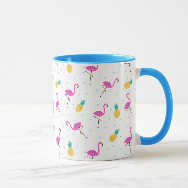 Neon Flamingos 2 Mug (Right)