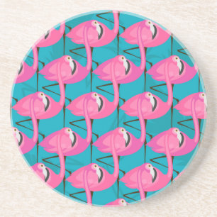 Neon Flamingos Coaster
