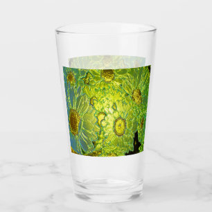 Neon Floral #3 Glass