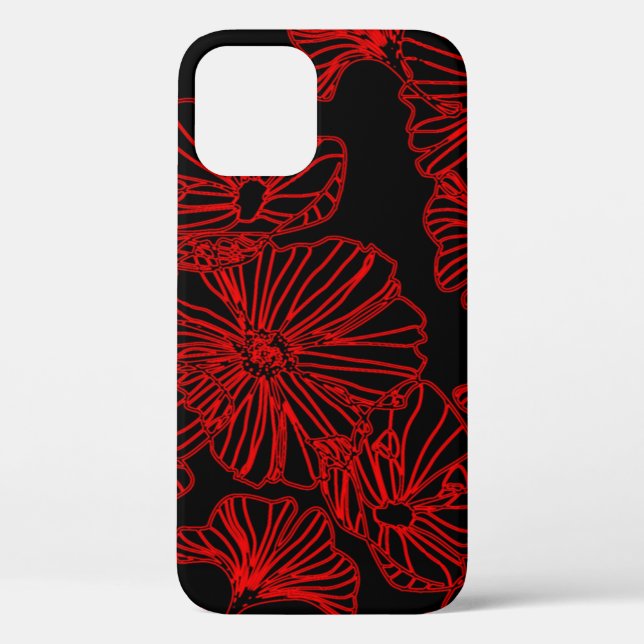 "Neon Floral" iPhone / iPad case (Back)