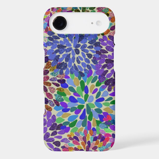 Neon Flower Bloom iPhone 6 case (Back)