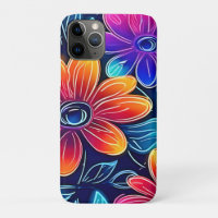 Neon Flowers Bloom Bright
