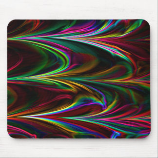 Neon Fractal 6 Mouse Pad
