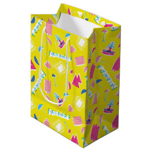 Neon FRIENDS™ Icon Pattern Medium Gift Bag