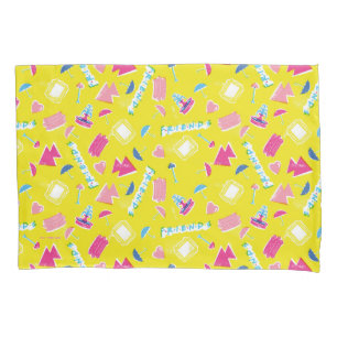 Neon FRIENDS™ Icon Pattern Pillowcase