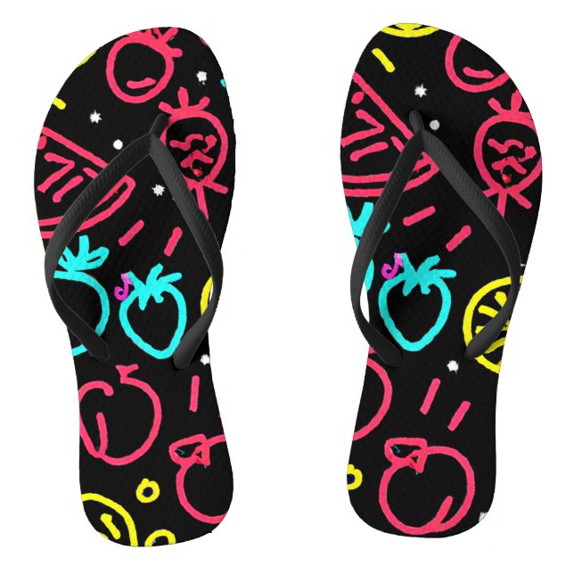 Neon Fruit Extravaganza Jandals (Footbed)