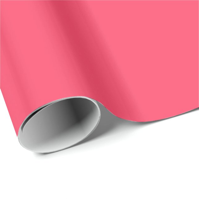 Neon Fuchsia Wrapping Paper (Roll Corner)