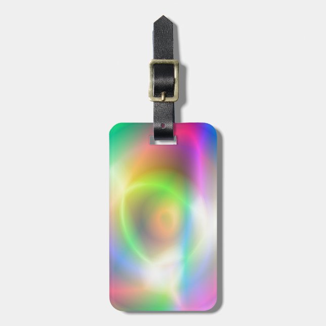 Neon Fun Luggage Tag (Front Vertical)