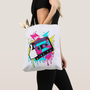 Neon Funk Thumbs-Up Tote Bag