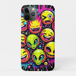 Neon Funky Emoji Mix Case-Mate iPhone Case