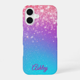 Neon Galaxy Gradient iPhone 16 Case