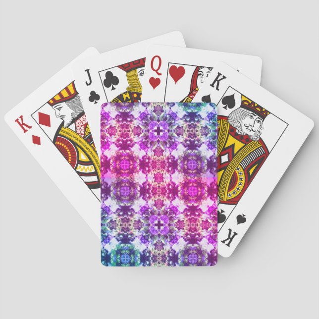 Neon Garden Playing Cards (Back)