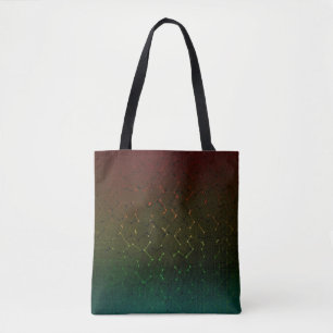 neon gardient bones nuclear glowing brushes art Sh Tote Bag