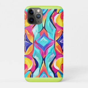 Neon Geometric Fusion Art Case-Mate iPhone Case
