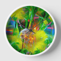 Neon Glow Dandelions in Dream Garden