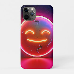 Neon Glow Happy Face Art Case-Mate iPhone Case
