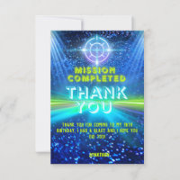 Neon Glow Lights Laser Tag Game Party Target