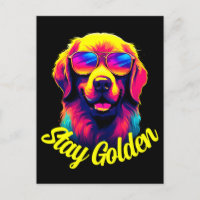 Neon Golden Retriever