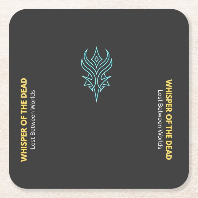 Neon Gothic "Whisper of the Dead" Coaster Set (Front)