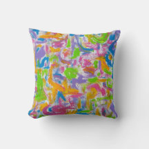 Neon Graffiti-Abstract Art Brushstrokes