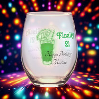 Neon Green 21st Birthday