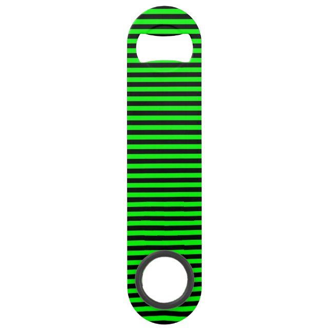 Neon Green And Black Stripes (Front)
