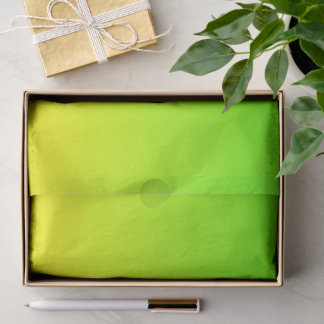 Neon Green and Neon Yellow Ombré  Shade Color Fade Tissue Paper
