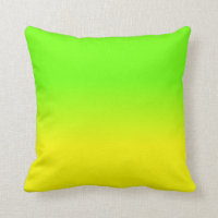 Neon Green and Neon Yellow Ombré Shade Colour Fad