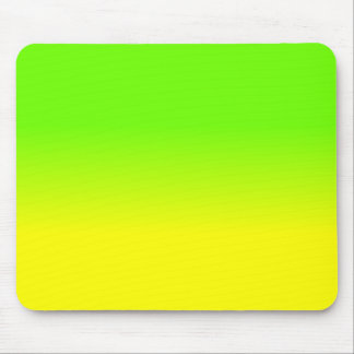 Neon Green and Neon Yellow Ombré Shade Colour Fad Mouse Pad