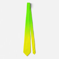Neon Green and Neon Yellow Ombré  Shade Colour Fad