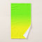 Neon Green and Neon Yellow Ombré  Shade Colour