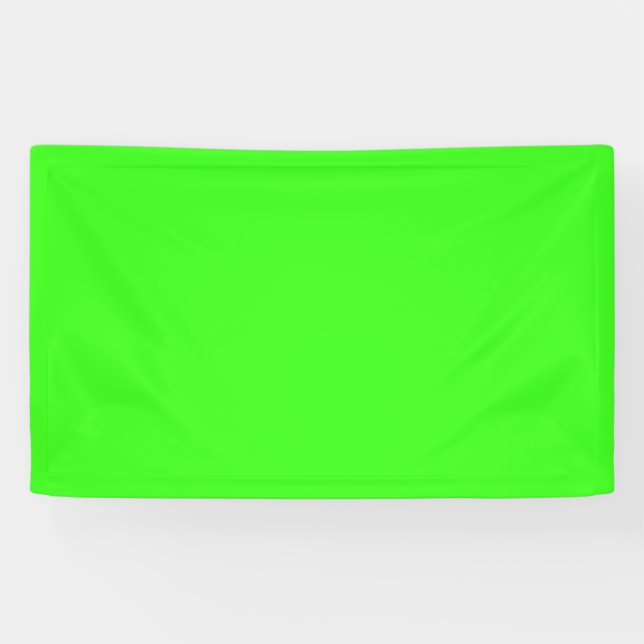 Neon Green Banner (Horizontal)