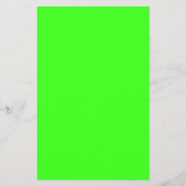 Neon Green Customisable Flyer (Front)