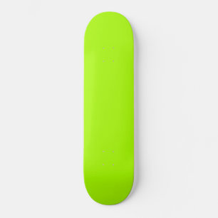 neon green fashion monogram skateboard