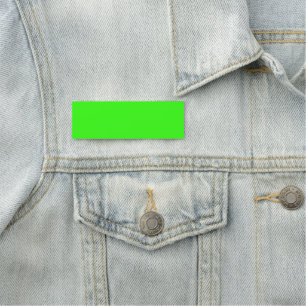 Neon Green ID Tag – Customisable