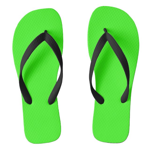 Neon Green Jandals (Footbed)
