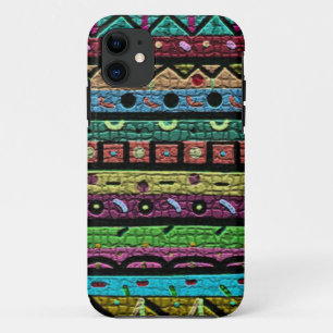 Neon Green Mosaic Case-Mate iPhone Case