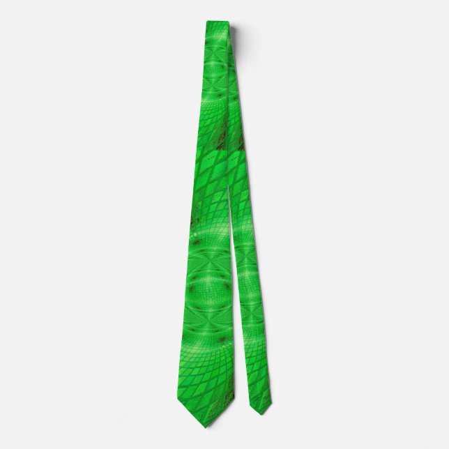 neon green radiation tie (Front)