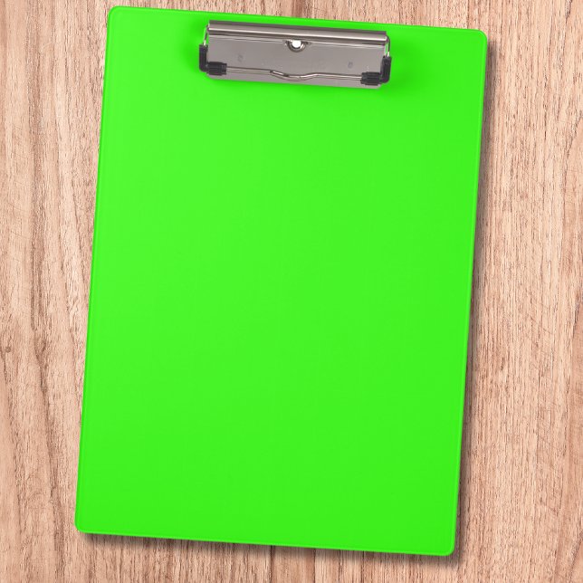 Neon Green Solid Colour | Classic Clipboard (Creator Uploaded)