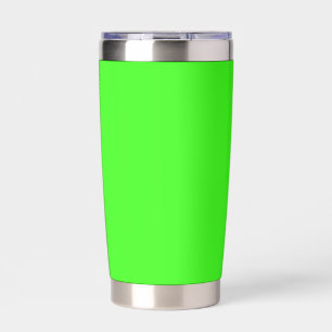 Neon Green Solid Colour Insulated Tumbler