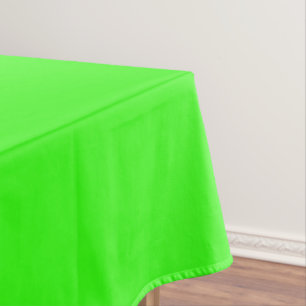 Neon Green Solid Colour Tablecloth