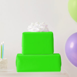 Neon Green Wrapping Paper