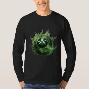 Neon Green Xbox Smoke T-Shirt Designs